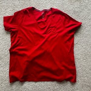 Croft & Barrow Classic Red Tee
